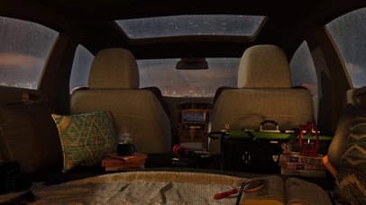 雨夜车厢大暴雨