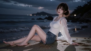 沙滩女孩