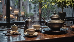 【雨景】悠闲的下午茶