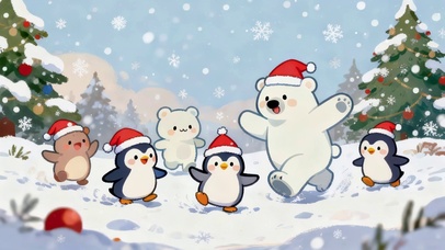 圣诞动物派对