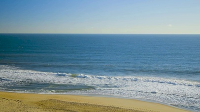 放松惬意海滩海浪