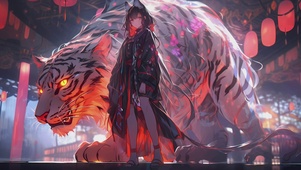 赛博 白虎少年