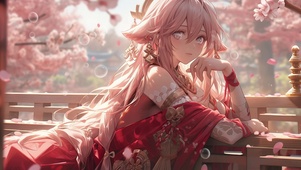 八重神子 泡泡