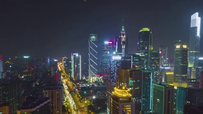 4K 高清 广州工业城景观