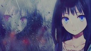 雨中女孩