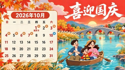 喜迎国庆一家三口秋日出游