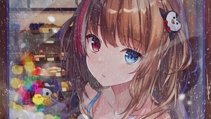 雨中小姐姐