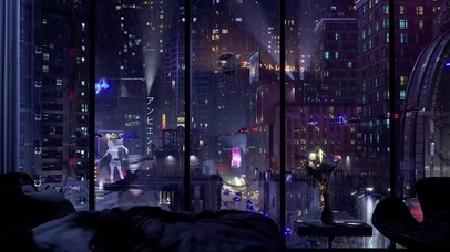 东京赛博朋克城市