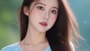 脸颊绯红