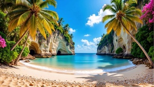 夏威夷蔚蓝海面