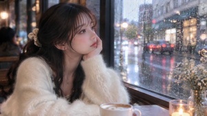 扎发美女