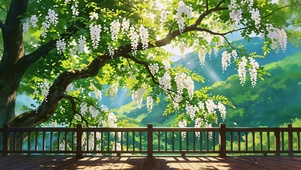 廊下好春光