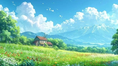 唯美治愈 乡村田野