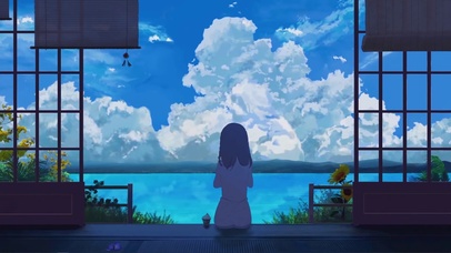 唯美治愈窗外美景