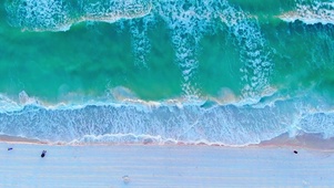 俯瞰海浪  4K