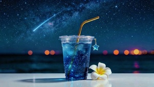 浪漫星空饮品