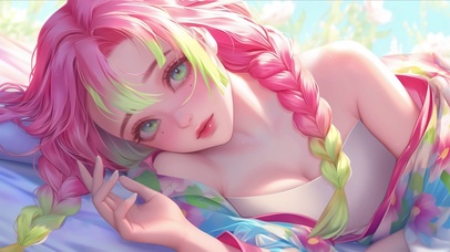 4k唯美治愈甘露寺蜜璃