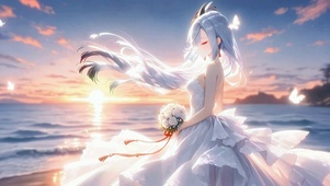 申鹤丨落日归潮丨