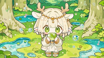 林间奶萌小鹿灵