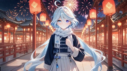 芙宁娜丨上元烟火丨