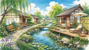 治愈乡村河流