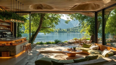 林间湖山屿闲庭