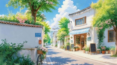 夏日小镇