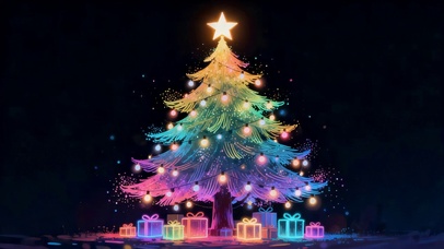 七彩圣诞树