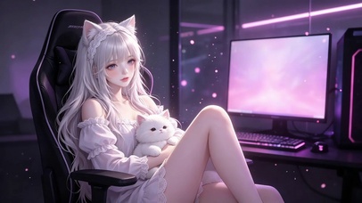 猫耳电竞少女