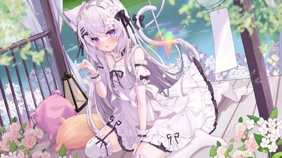 白花咲希大猫猫