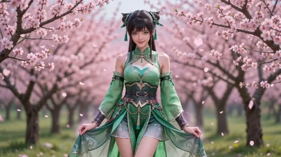 春衫带花（无缝循环）