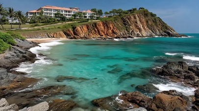 清新阳光海岛海岸