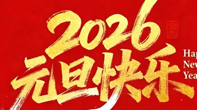 2026元旦快乐双屏