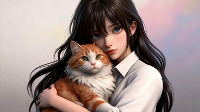 橘猫少女