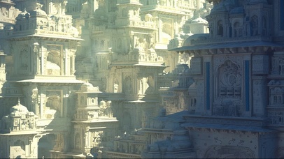 阳光宏伟异域建筑