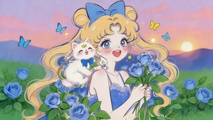 月野兔与猫