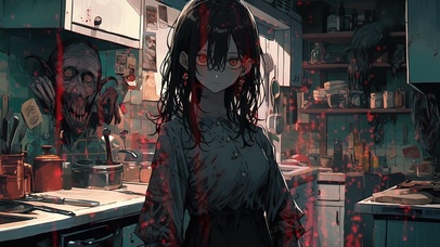 诡异少女