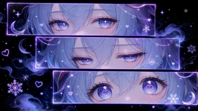 甘雨唯美眼眸