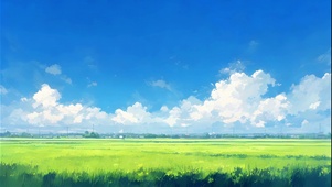 蓝天草园