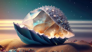 水晶贝壳