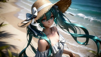 海边初音