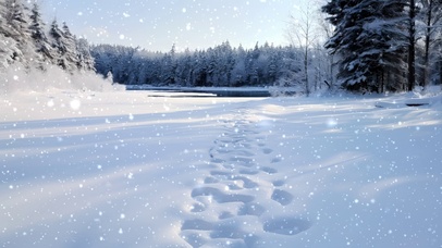雪地印记