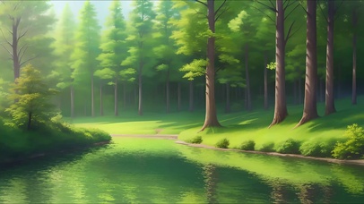 林中水潭