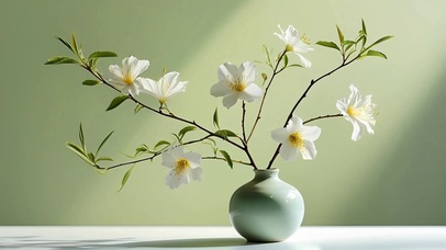 花瓣飞舞