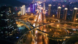 夜景立交桥