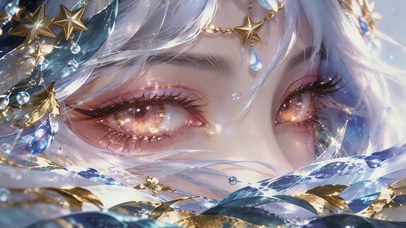 治愈梦幻美丽眼眸