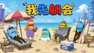 我先躺会海边摸鱼