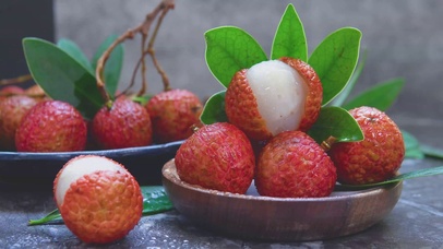 4K夏季水果新鲜荔枝