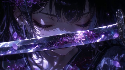 持剑女孩彼岸花
