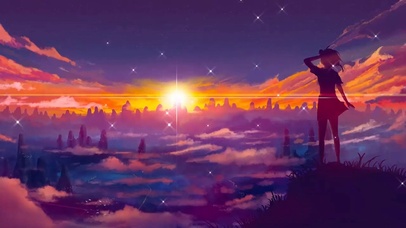 唯美夕阳晚霞风景